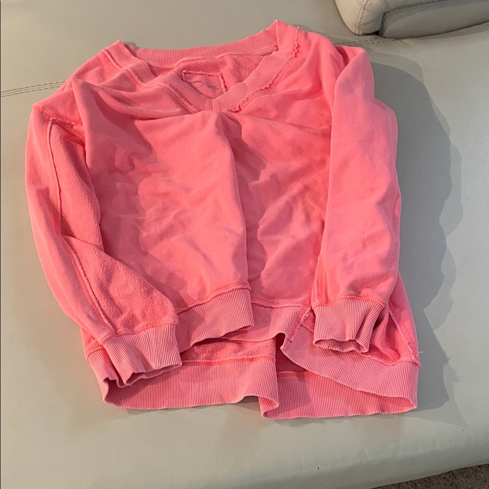 Aerie Bright Pink Knit Top